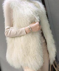 ジャケット・ブルゾン | エコファーベスト レディース韓国風ベスト