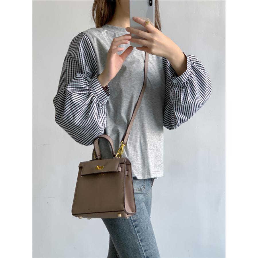 tシャツ・カットソー | Tシャツ 長袖 レディース カジュアル レイヤード カットソー シャツ 異素材 切り替え トップス Tシャツ ブラウス 20代 重ね着 30代 秋物 50代 ゆったり