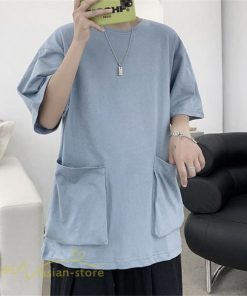 Tシャツ | メンズ 無地 カットソー 半袖 クルーネック カジュアル ポケット 半袖大きいサイズ 着回し 夏新作 サマー ルームウェア ゆったり トップス