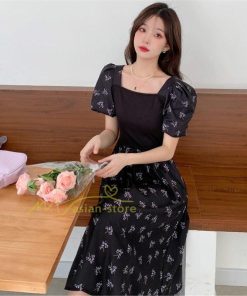 マキシ | ワンピース レディース 40代 春夏 きれいめ 膝丈ワンピース 半袖 花柄ワンピース オシャレ 通勤 結婚式 お出かけ 大人 韓国風 30代 カジュアル 着痩せ 50代
