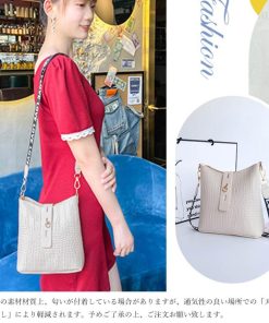 ショルダーバッグ | ミニクロコ型押し 春夏