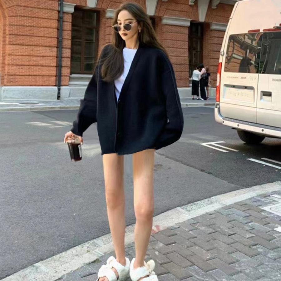 カーディガン | ニットレディース 中厚手