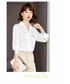 シャツ・ブラウス | ブラウス シャツ レディース トップス フォーマル ｖネック オフィス カジュアル 長袖 あったか 入学式 入園式 卒業式 卒園式 結婚式 母 冬 秋 春 通勤 ママ