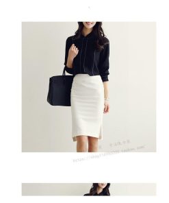 スカート | タイトスリット セクシーAライン 通勤 ハイウエスト 無地 レディース オフィス OL 膝丈大きいサイズ