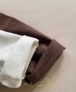 衣装 服 | 子供服 子ども服 こども服 キッズ 長袖tシャツ 女の子 男の子 長袖 トップス ロンT クルーネック コットン 高品質 保育園 胸ポケット シンプル 無地 可愛い