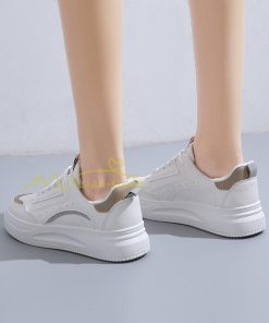 スニーカー | スニーカー　レディース レディースシューズ ローカット 靴 フラットシューズ ぺたんこ ウォーキングシューズ Pu革 美脚 厚底スニーカー 歩きやすい 厚底靴