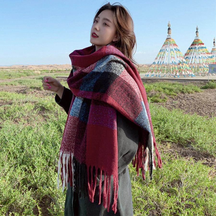 マフラー | チェック柄 ストール レディース 大判