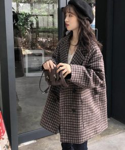 ジャケット・ブルゾン | テーラードジャケット チェック柄 コート