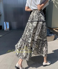 スカート | ロング 花柄 柔らか ボトムス レディース ロングマキシ丈 シンプル 無地 カジュアル 着痩せ コーデ 春 30代 秋20代 40代 夏 通勤通学 50代