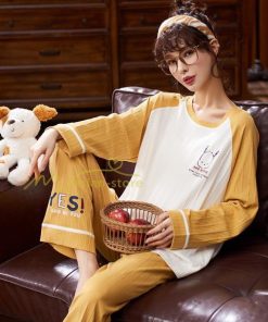 パジャマ ルームウェア | パジャマ ルームウェア レディース 春秋 長袖 パジャマ 綿ルームウェア 20色 上下セット 可愛い ナイトウェア Tシャツ 寝巻き 室内着 ホームウェア ロングパンツ