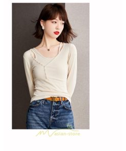 シャツ・ブラウス | ブラウス Tシャツ レディース 長袖 細身 フォーマル オフィス タイト きれいめ 春夏秋 トップス 送料無料 SNS映え 可愛い 着痩せ おしゃれ