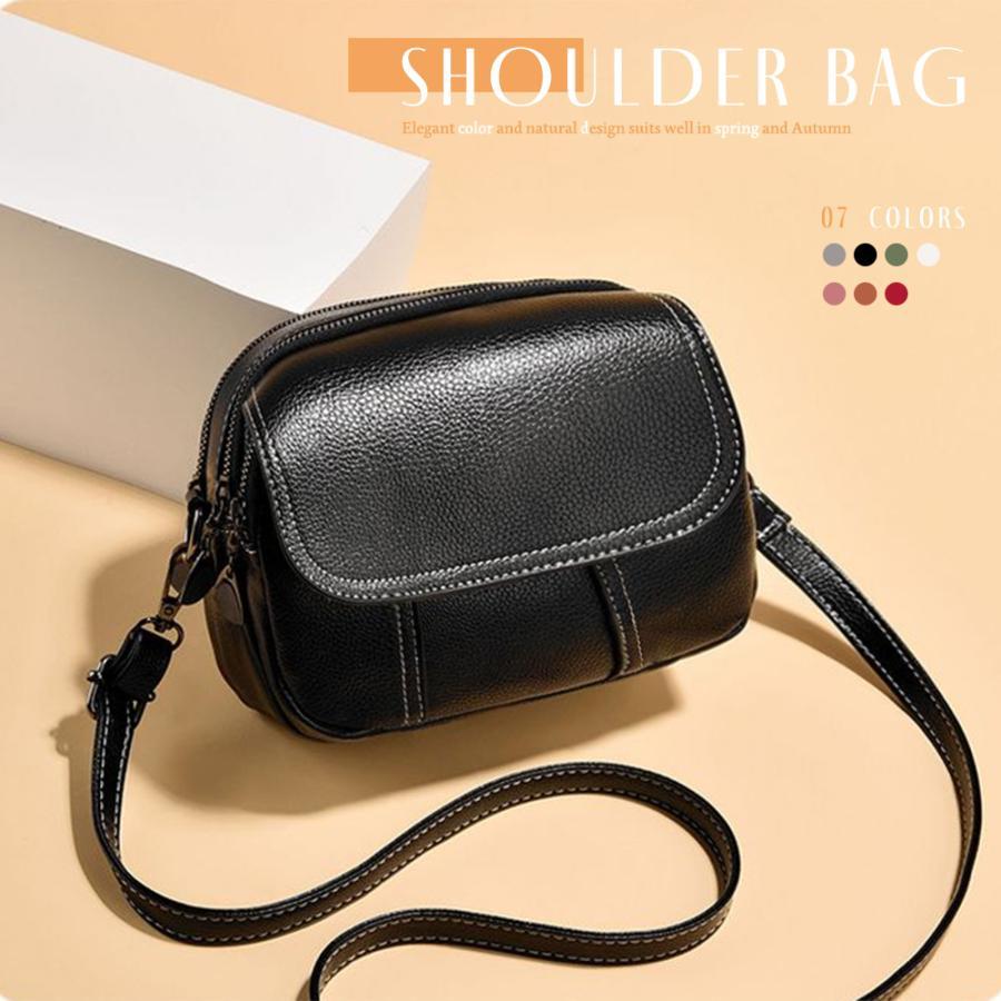 ショルダーバッグ | ポシェット 合皮かばん 斜め掛け 小さめ PUレザー 肩掛けバッグおしゃれ カジュアル ミニ シンプル レディース