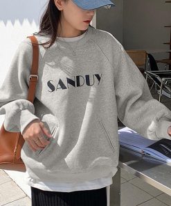 Tシャツ・カットソー | トレーナー レディース 裏起毛 韓国