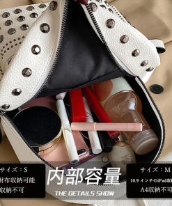 リュック | スタッズ リュックサック 女子 おしゃれ