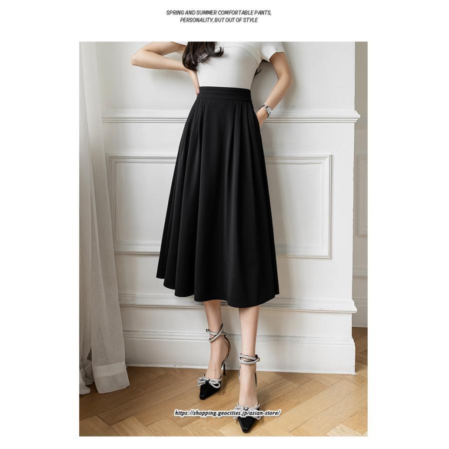 スカート | フレア ロングレディース 40代 きれいめ おしゃれ 着痩せ 秋 冬 ボトムス ロング 30代 20代 50代 暖か Aラインラシャ