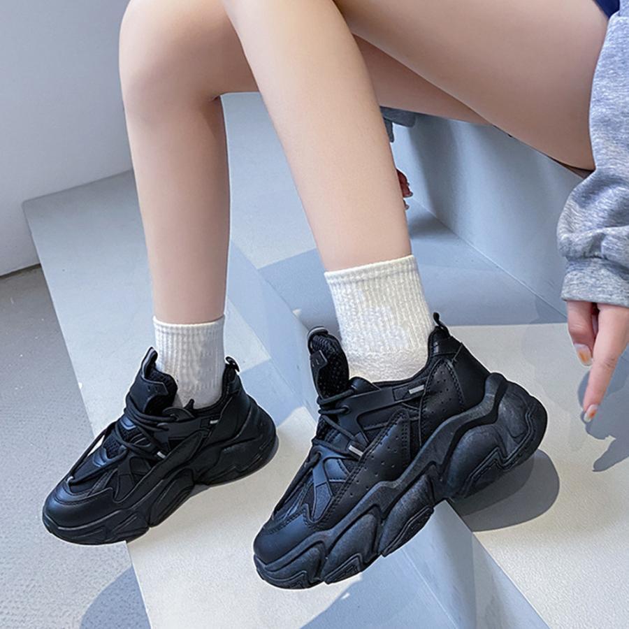 ショートブーツ | ダッドスニーカー レディース 韓国