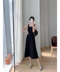 ニットワンピース | キャミワンピース レディース 秋 秋服 ラクチン ロングワンピース ニット 秋冬コーデ お呼ばれ きれいめ 通勤 送料無料 20代30代40代50代 オフィス