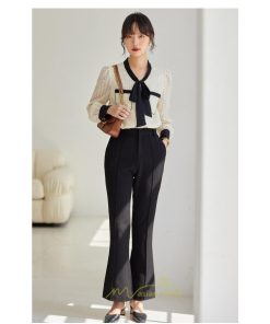 シャツ・ブラウス | ブラウス シャツ レディース 40代 上品 ブラウス きれいめ 通勤 OL ビジネス ゆったり リボン レース 秋服 オフィス キレイめ 20代30代40代50代