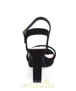 パンプス | ハイヒール サンダル ストラップ 痛くない オープントゥ 黒 ブラック ベージュ 美脚 大人 脱げない 靴 女性 キレイめ おしゃれ エレガント レディース