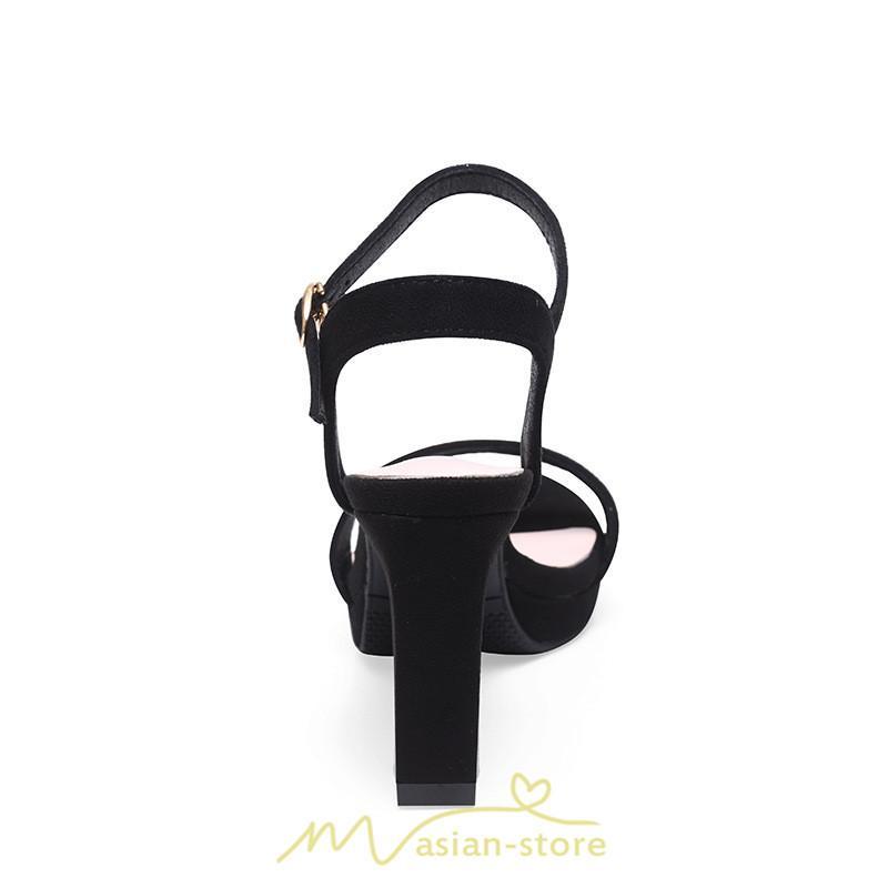 パンプス | ハイヒール サンダル ストラップ 痛くない オープントゥ 黒 ブラック ベージュ 美脚 大人 脱げない 靴 女性 キレイめ おしゃれ エレガント レディース