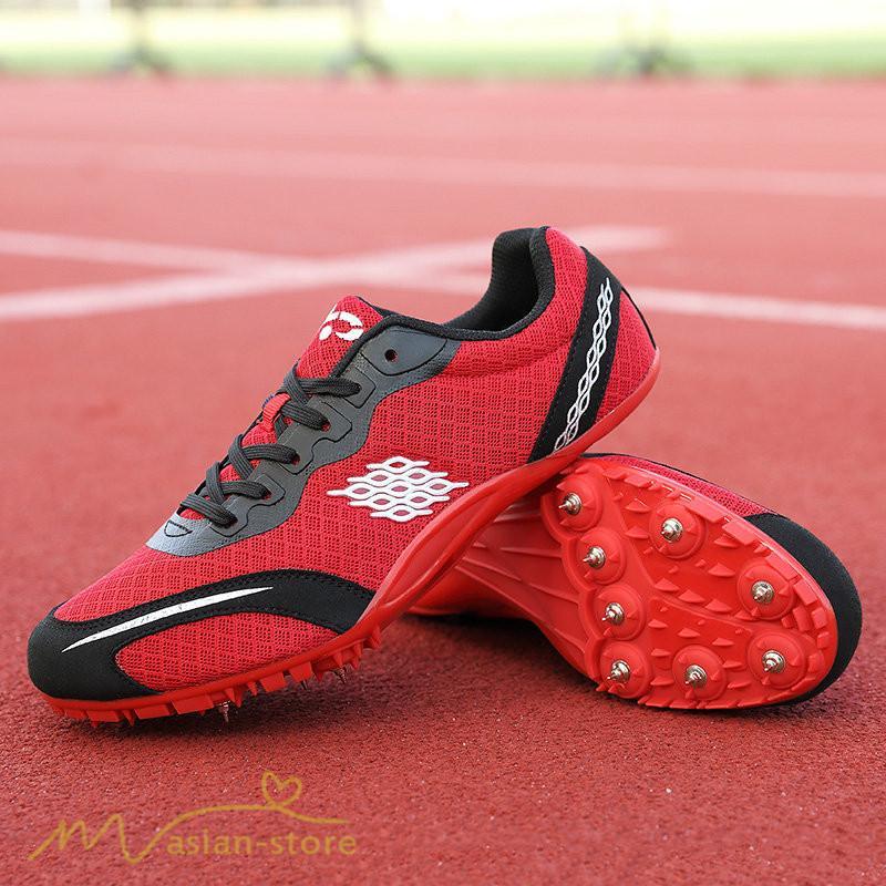 メンズ靴 | スパイク 陸上スパイク メンズ レディース 男女兼用 短距離 ショートスプリント 走幅跳 棒高跳 スポーツ ローカット カジュアル オールウェザー 通気性