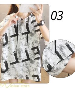 ｔシャツ・カットソー | Tシャツ パーカー レディース ゆったり 半袖 プリント フード付き 可愛い 大きいサイズ 上品 夏服 体型カバー カットソー 薄手 カジュアル 上品 おしゃれ
