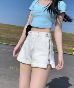 ショートパンツ | レディース 美脚 デニム ゆったり おしゃれ ボトムス 20代30代40代 通勤通学 カジュアル お出かけ 韓国ファッション 上品 夏物 2022 アウター