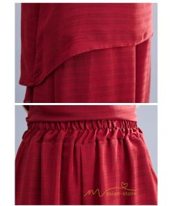 セットアップ | レディース 夏 40代 20代 コーデ カジュアル 2点セット Tシャツ 半袖 ガウチョパンツ 綿麻 大きいサイズ ゆったり 通勤 大人 着痩せ おしゃれ