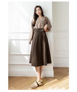 スカート | フレアレディース 秋 冬 秋冬 ミモレ丈 ロング丈 あったか Aライン 通勤 通勤 大人上品 20代30代40代50代 知的 フォーマル 綺麗