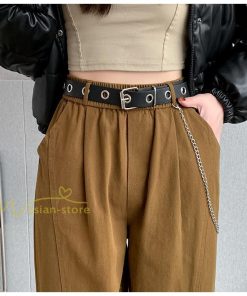 ワイドパンツ | レディース ロング丈 ストリート風 ロングパンツ シンプル 秋冬コーデ 体型カバー ウエストゴム お出かけ ポケット ハイウエスト ゆったり