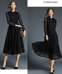 レースワンピース | パーティードレス ミモレワンピ ドレス ロング丈 結婚式 二次会 発表会 フォーマル 上品 お呼ばれ ダンス舞台 総レース 花嫁 きれいめ