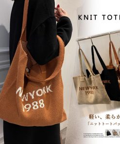 トートバッグ | ニット レディース 秋冬