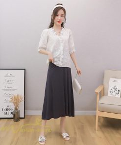 スカート | マタニティレディース Aラインロング丈 マタニティウェア 妊婦服 カジュアル 体型カバー 春 夏 ウエスト調整 ゆったり マタニティ