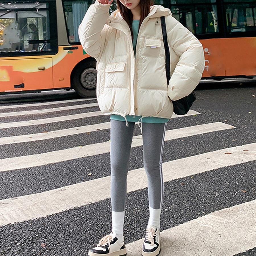 ジャケット・ブルゾン | 中綿フェイクダウンジャケット フード付き