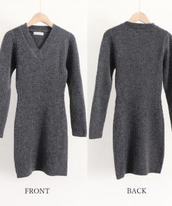 ワンピース | ミニニットスリムフィット韓国