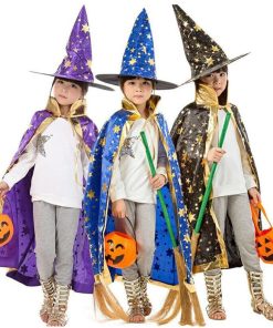 (子供)その他 | 子供 衣装 マント ハロウィン 帽子 魔女 魔法使い コスチューム
