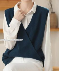 ベスト | ニットニット 2way 羽織り レディース セーター ジレ ノースリーブ 秋物 Vネック 羽織る エレガント トップス 20代 ライトアウター カワイイ