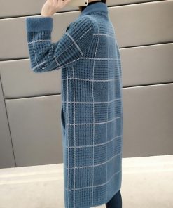 トレンチコート | グレンチェック チェスターコート 韓国